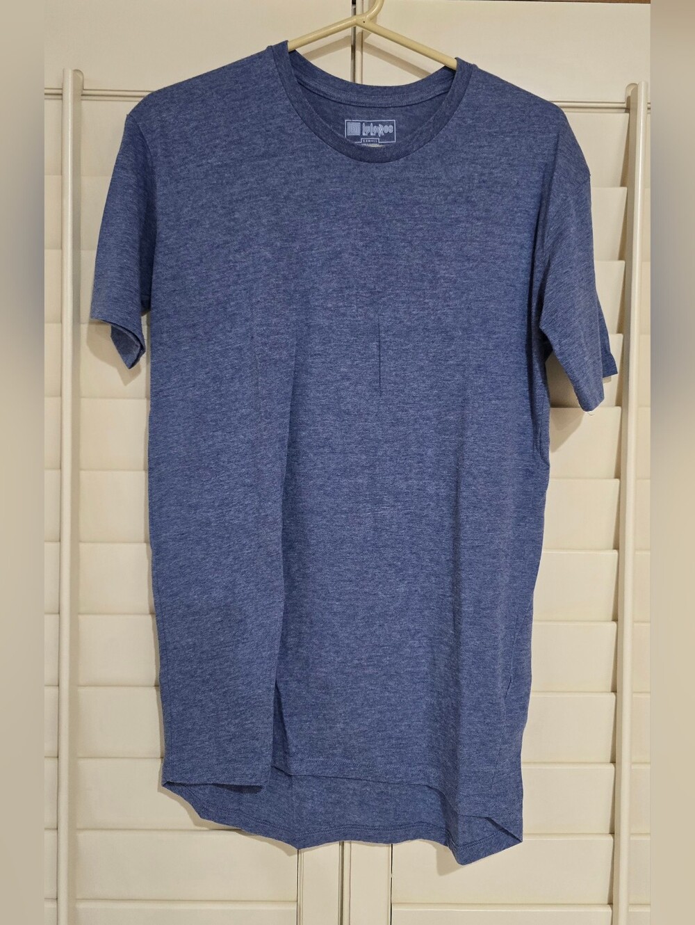 Lularoe Blue Heather Crew Neck Men's T-Shirt
